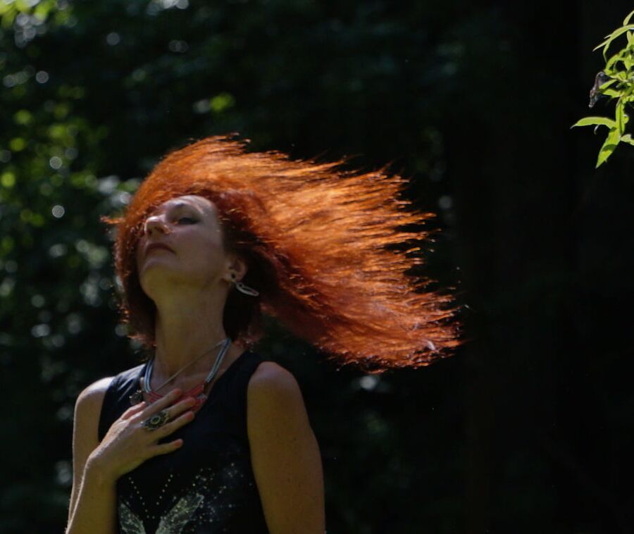 Flaming hair