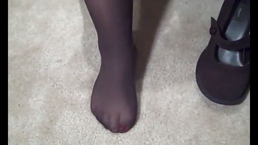 Hot Ass and Feet In Pantyhose