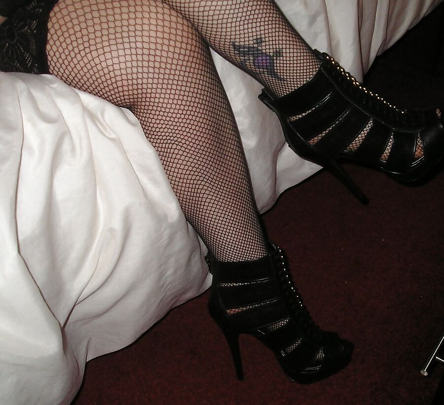 Grey top &amp; stockings