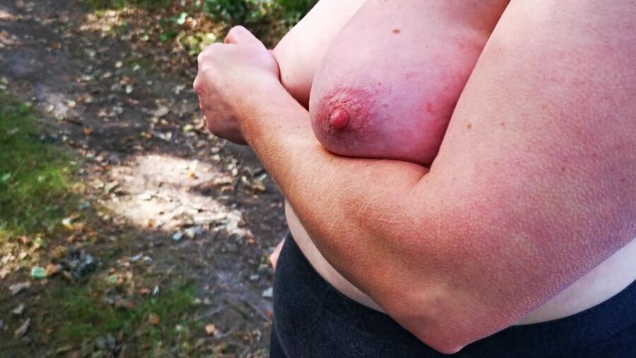 Tit Training on hiking way