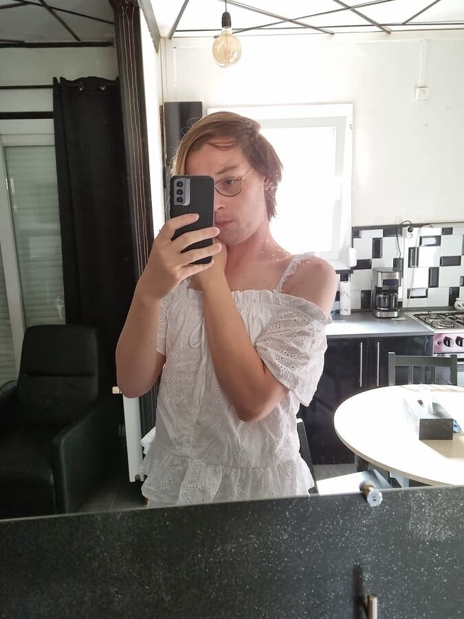 white outfit