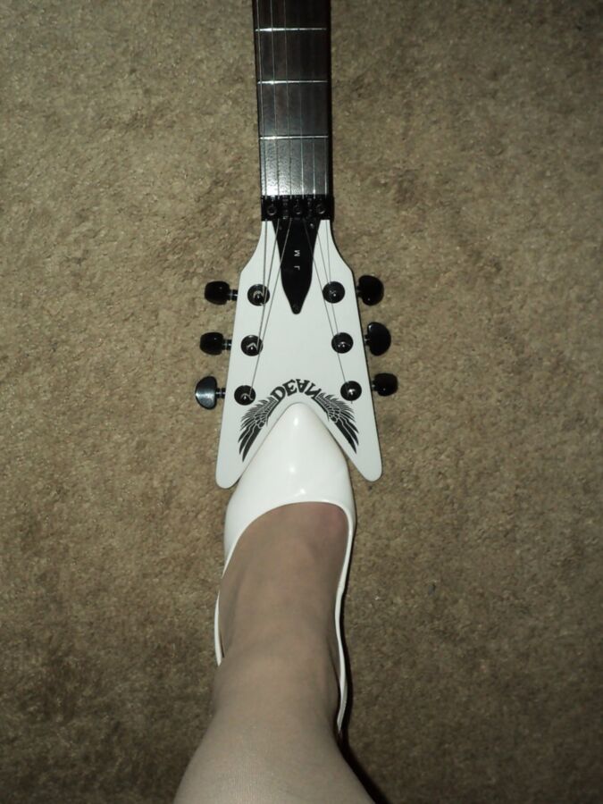 new boots sling back heels and stockings