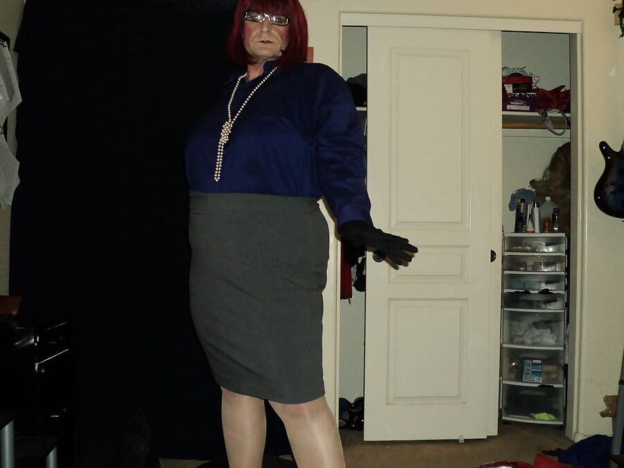 new boots sling back heels and stockings