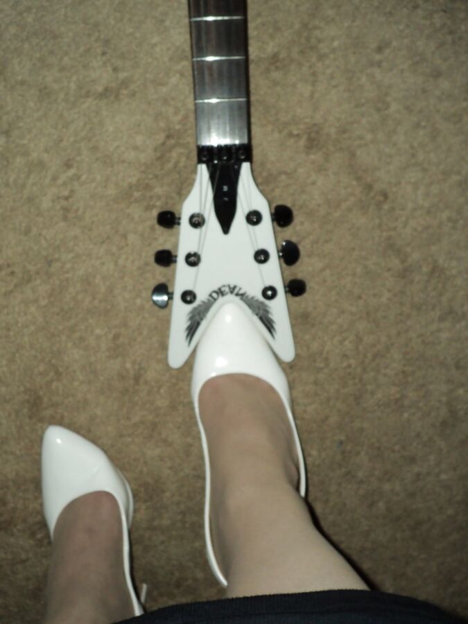 new boots sling back heels and stockings