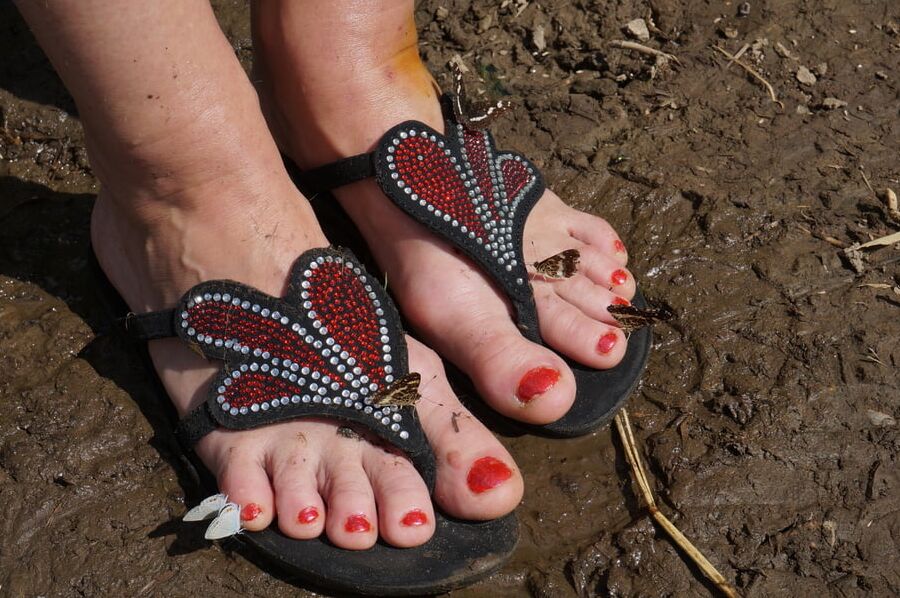 Foot and Butterfly