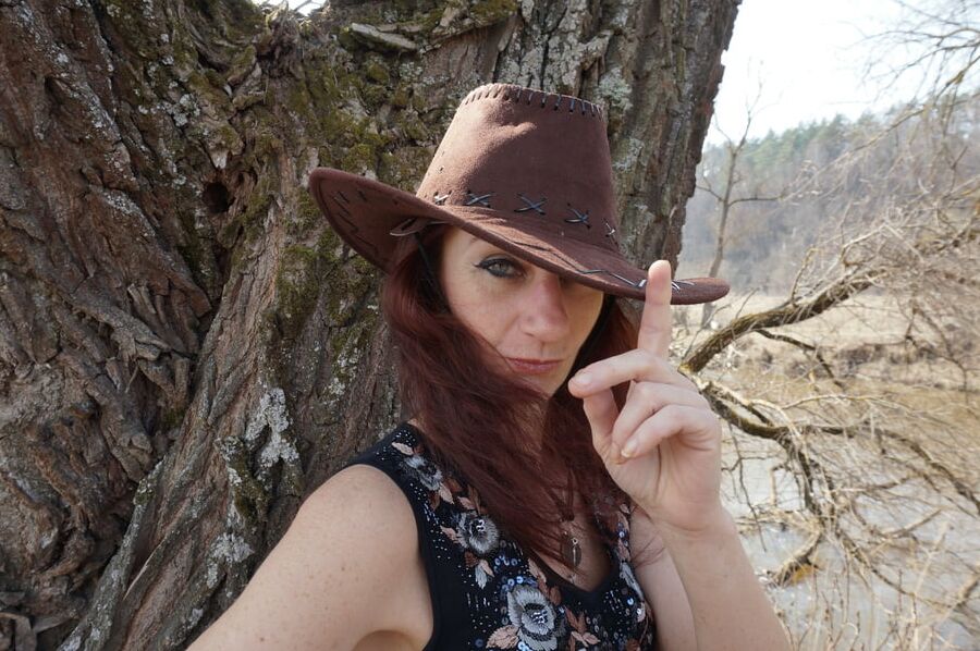 Near the tree