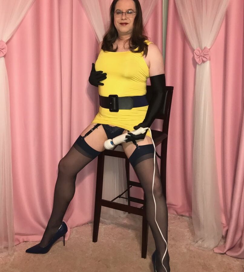 Joanie - Yellow Pencil Dress