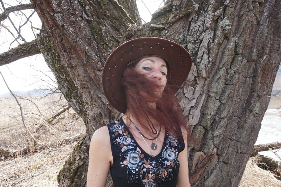 Near the tree