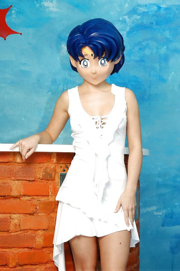 Jana transformed as Manga Doll