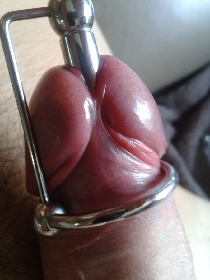 Sounding my cock!