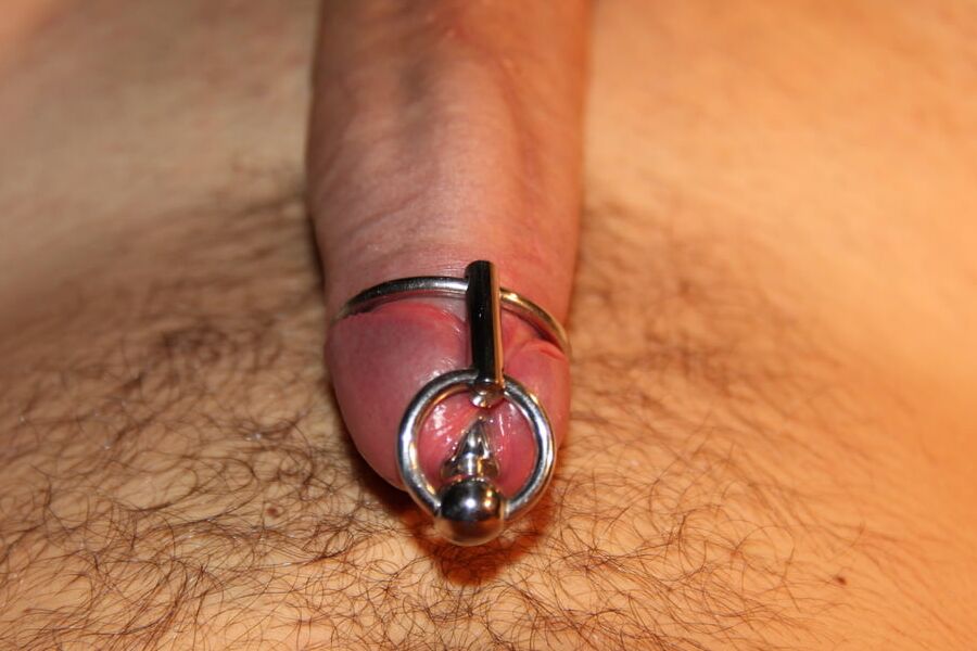 Sounding my cock!