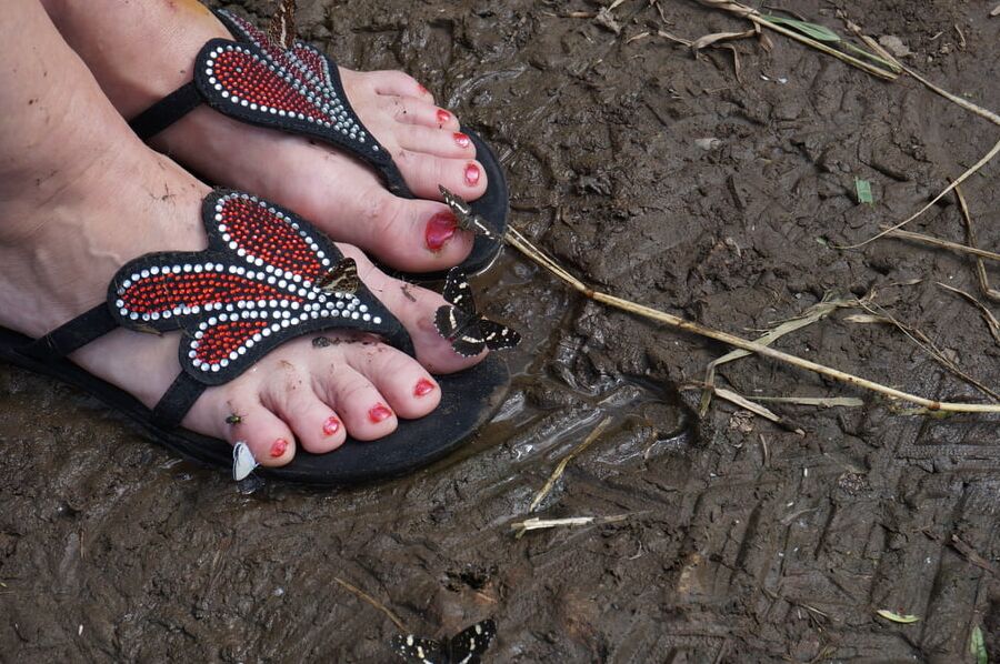 Foot and Butterfly