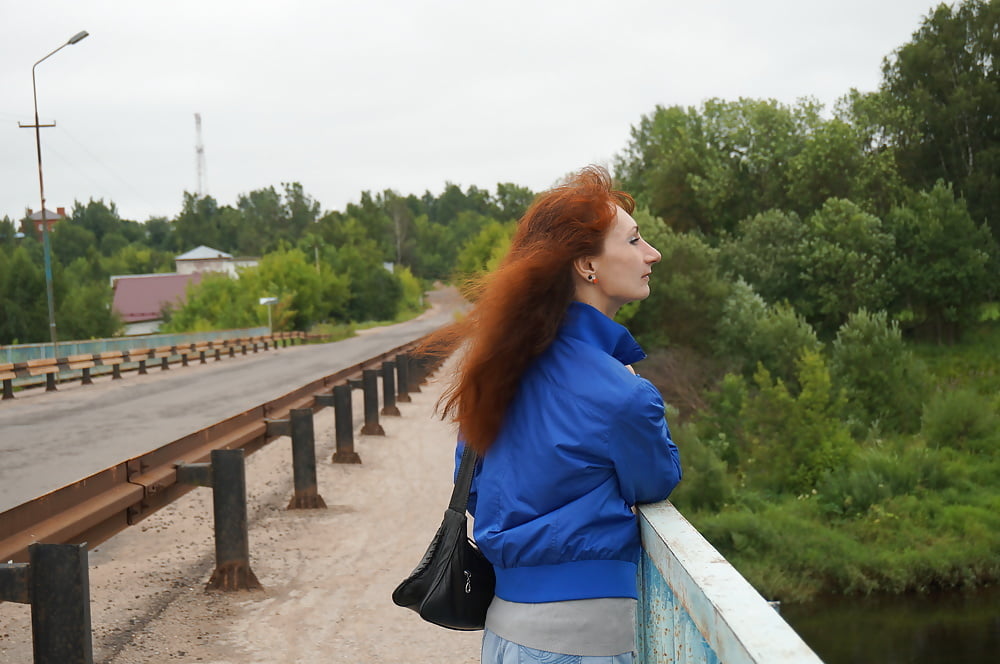 On vazuza-river in cold weather