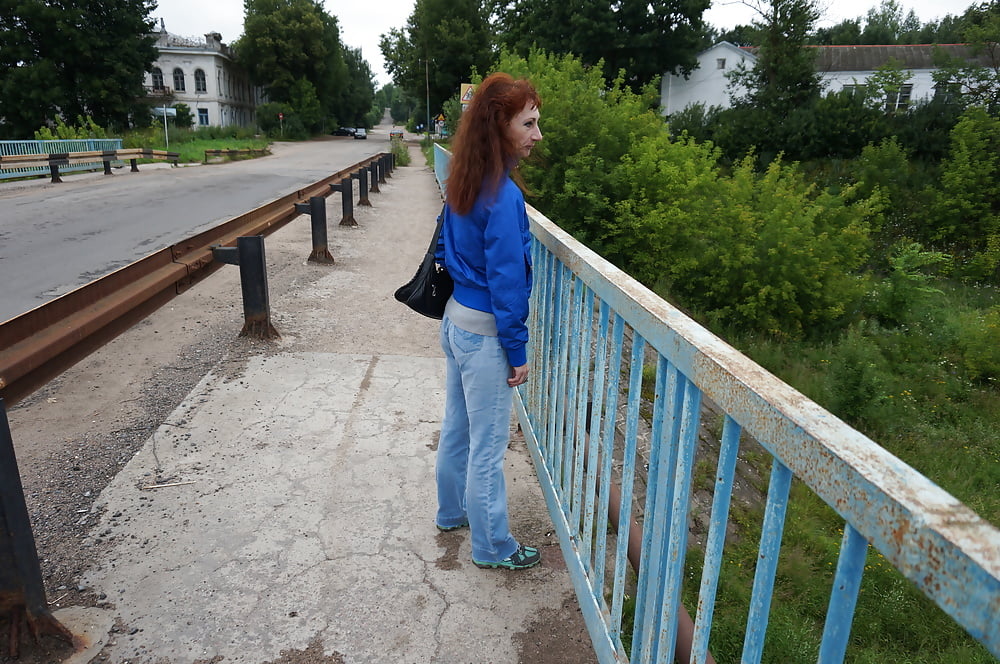 On vazuza-river in cold weather