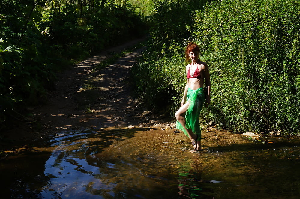 Green Shawl Volga-river