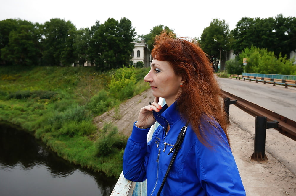 On vazuza-river in cold weather