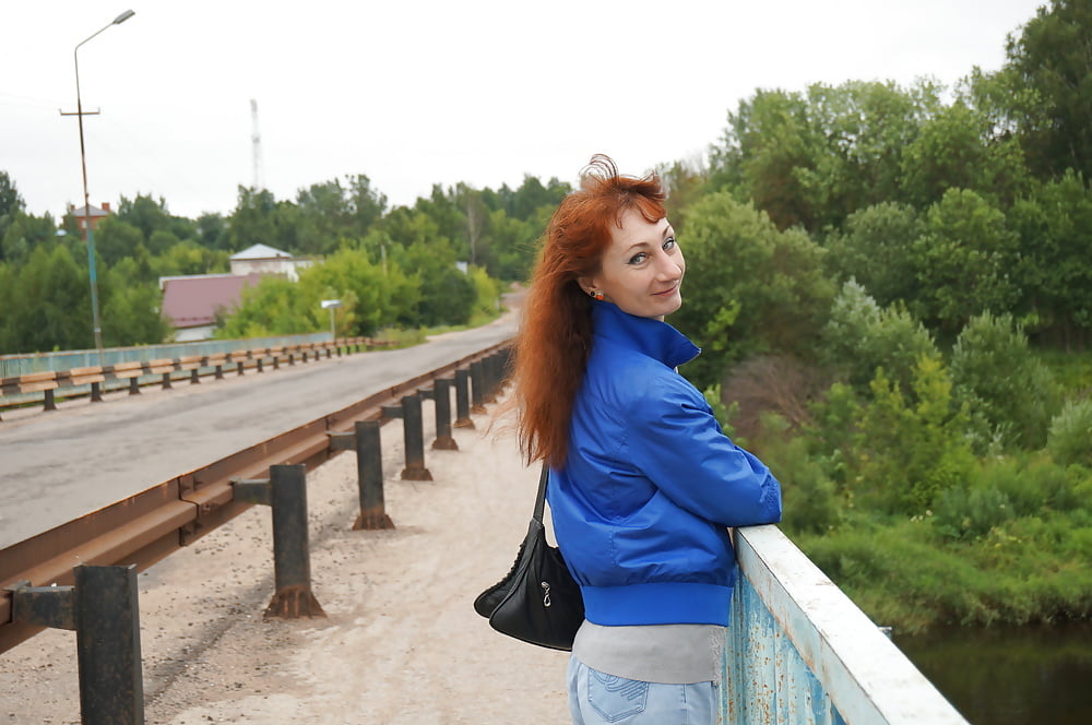 On vazuza-river in cold weather