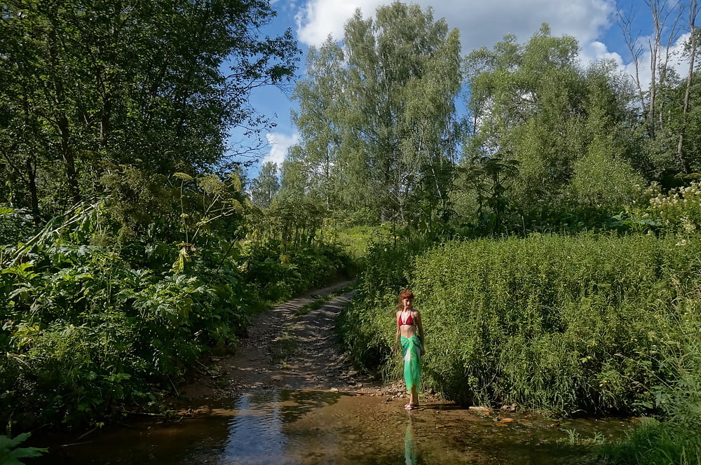 Green Shawl Volga-river