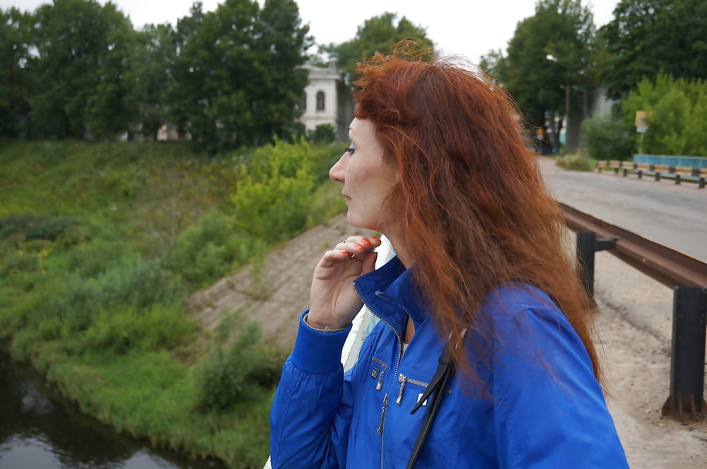 On vazuza-river in cold weather