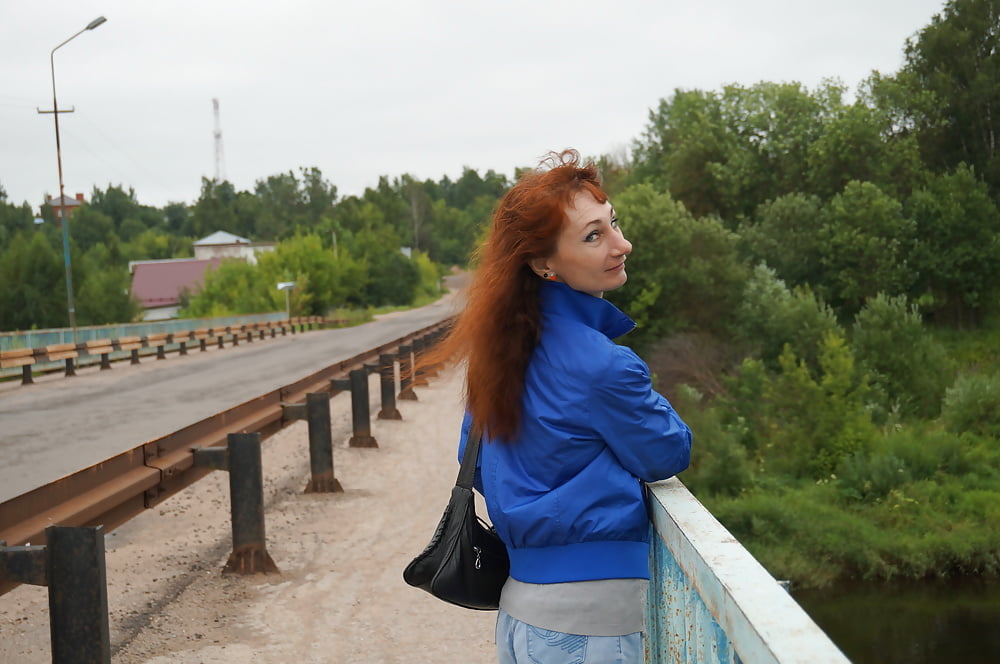 On vazuza-river in cold weather