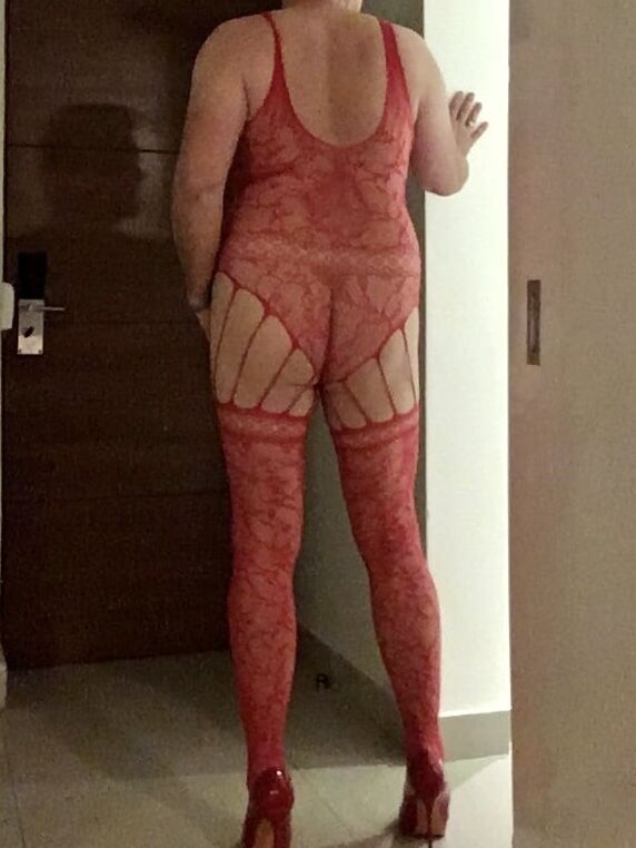 Red Bodystocking