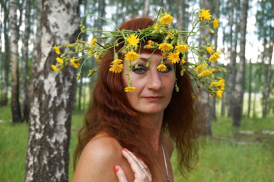Circlet of Flowers and Fire