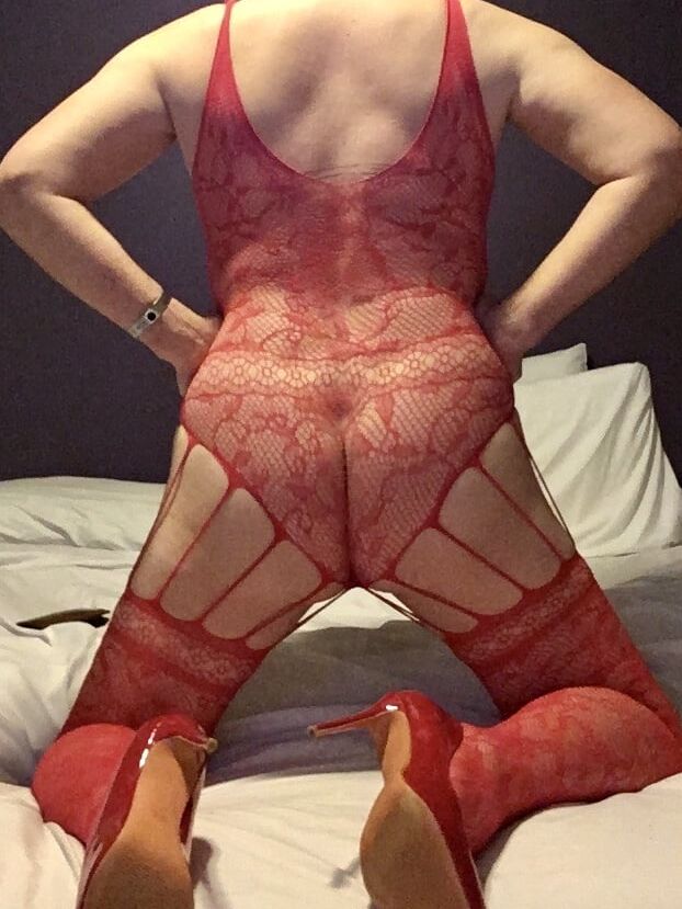 Red Bodystocking