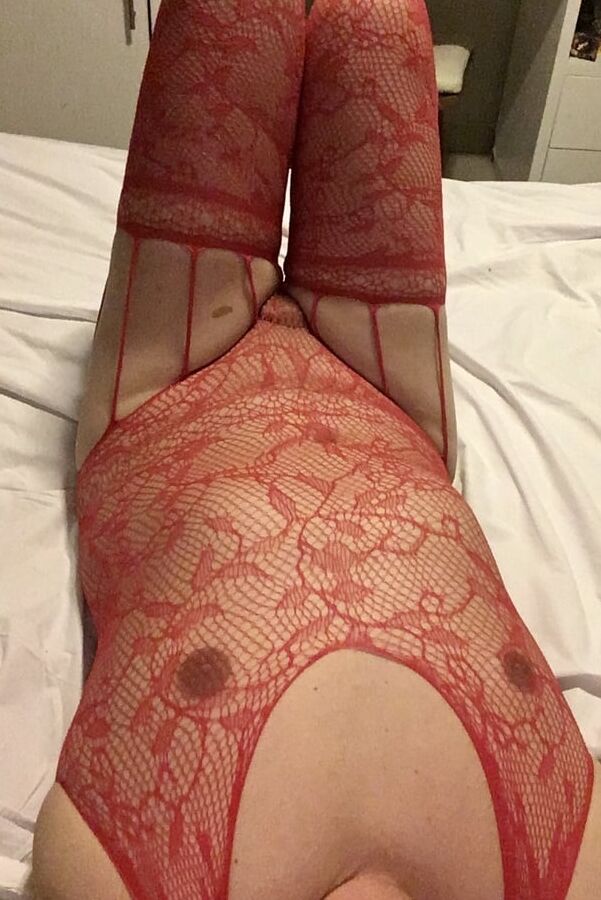 Red Bodystocking
