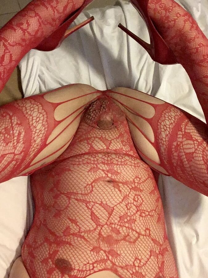 Red Bodystocking