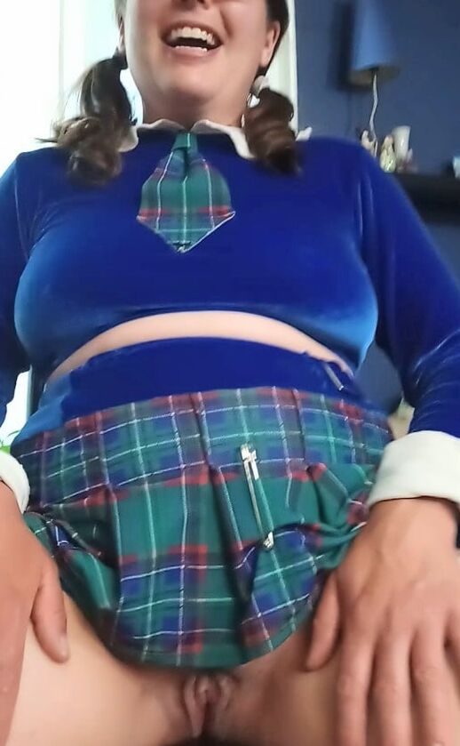 Naughty school girl