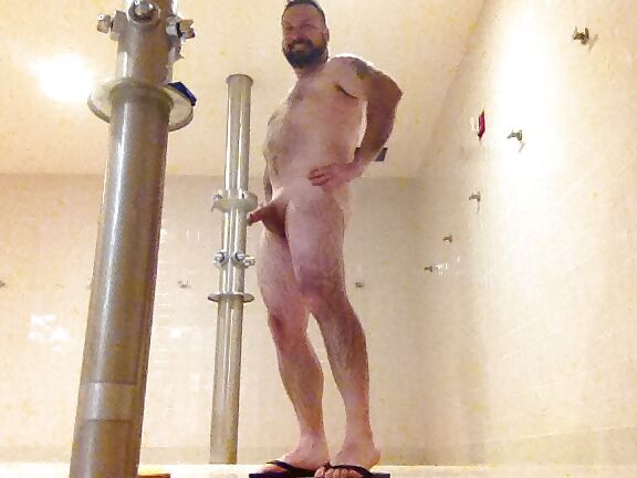 Some public shower strip pics