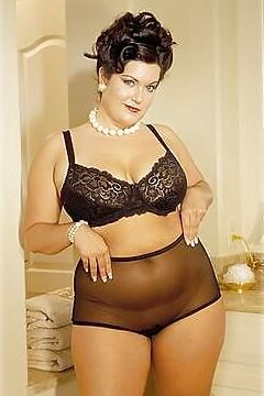 In beautiful underwear