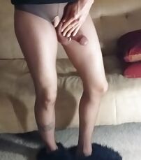 Pantyhose Covered Dick