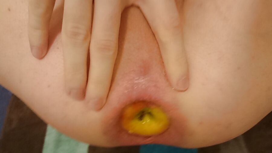 Apple in ass