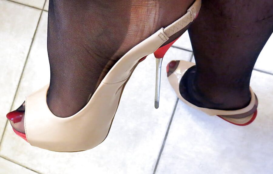 her wet stockings