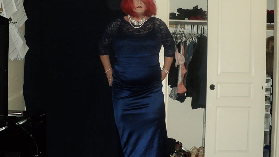 new shoes and gown