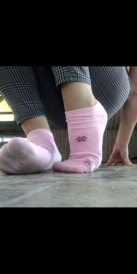 Socks on my feet