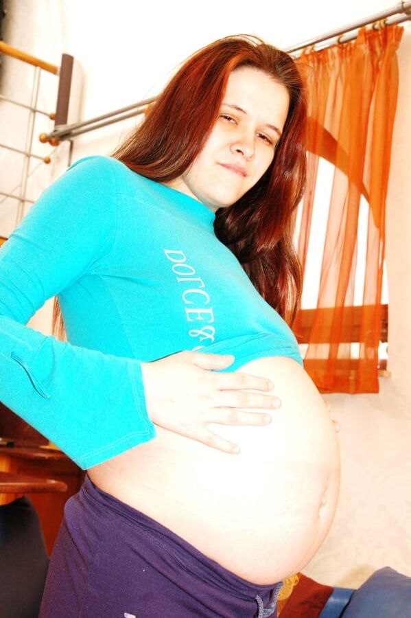 Pregnant teen Ildiko Is Knocked Up And Loving Black Dick