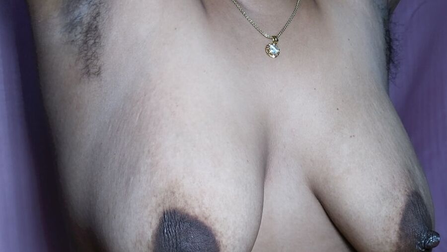 Desi Bhabhi's Hairy Armpit and Big Milky Boobs