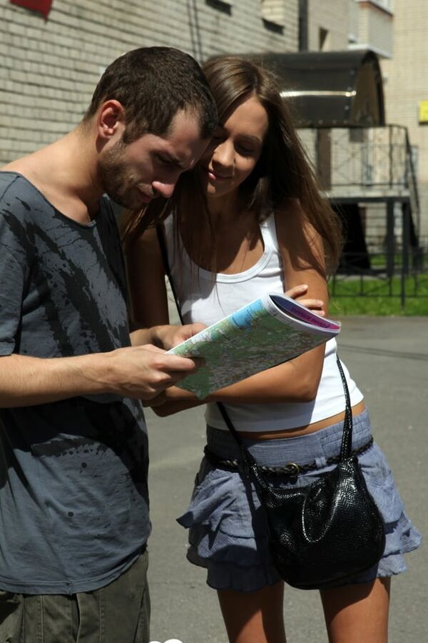 Asked for directions and got some pussy