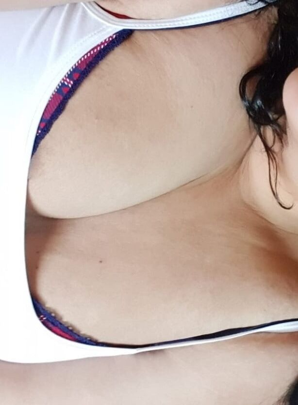 Love in sexy white bra