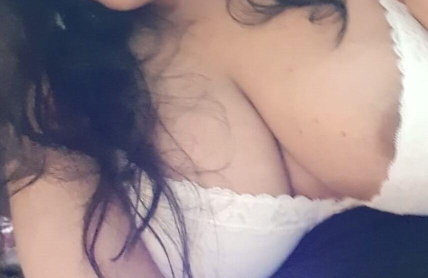 Love in sexy white bra