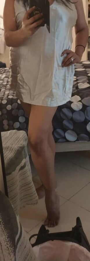 Love in drinking in sliver sexy dress