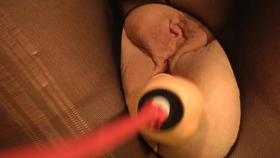 Better the fucking machine better than no hard cock :)
