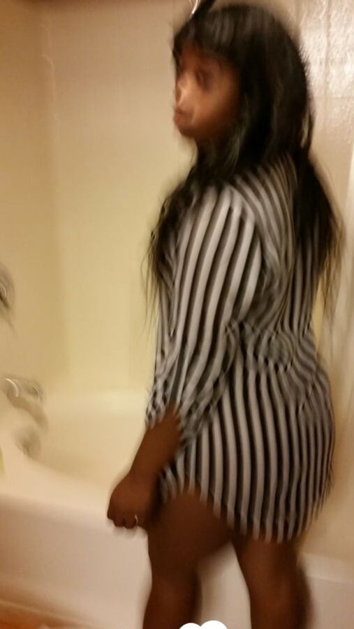 Black honey gets recorded as she showers