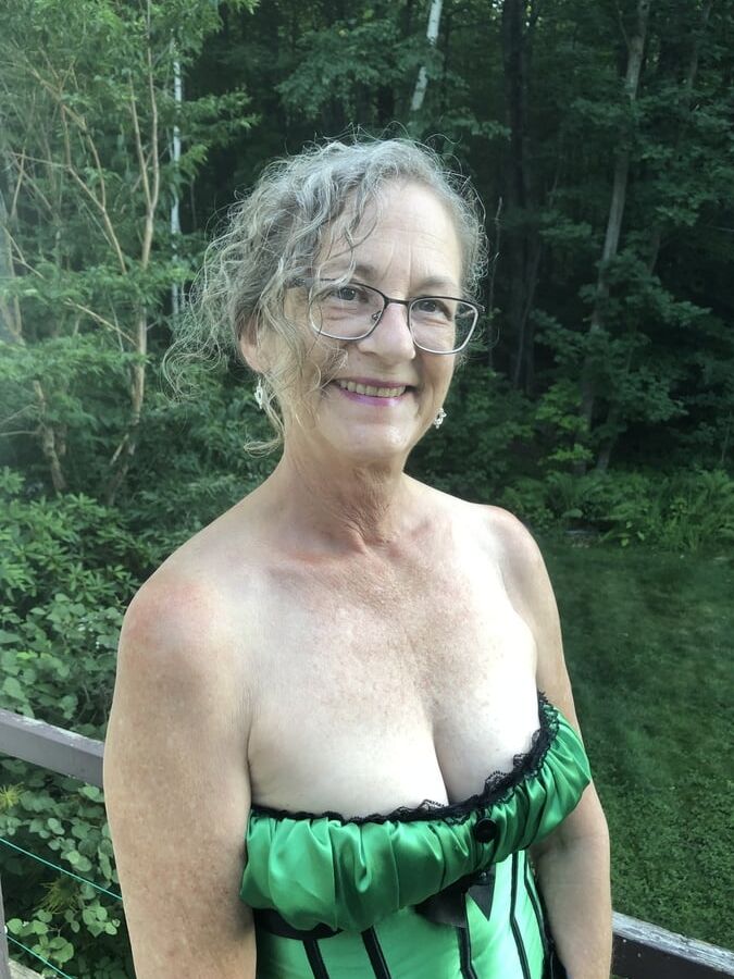 Outdoors in Lingerie
