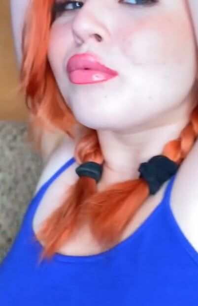 Pink tasty lips