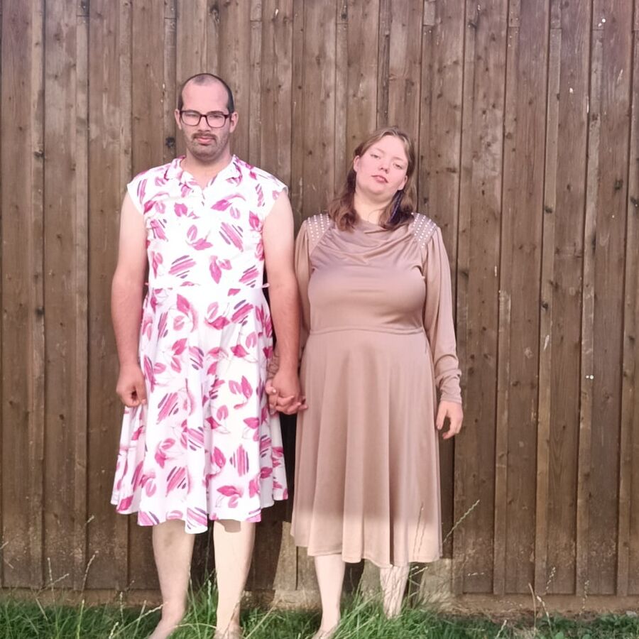 Ich und Schatzi im Sommerkleid