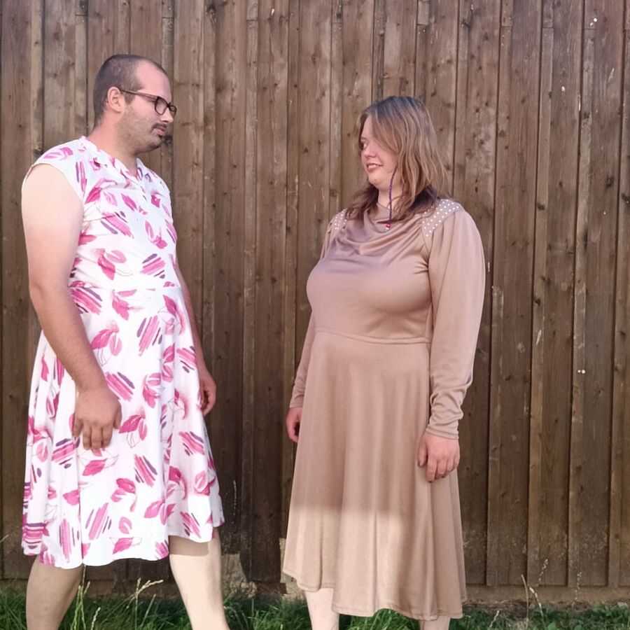 Ich und Schatzi im Sommerkleid