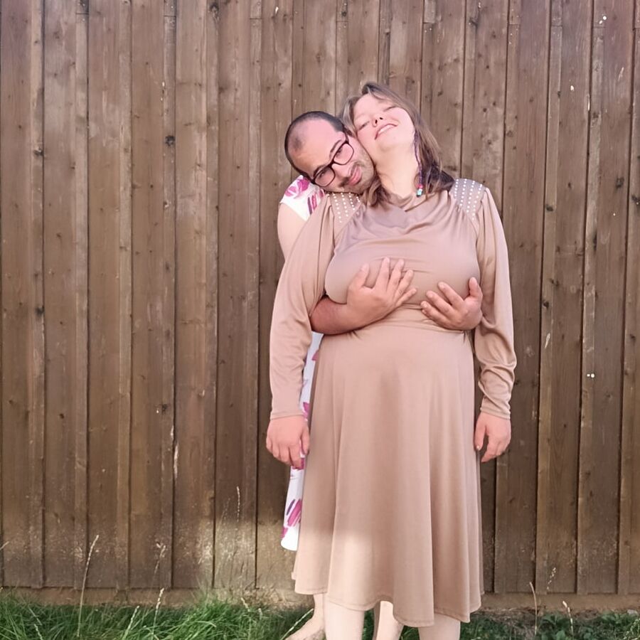 Ich und Schatzi im Sommerkleid